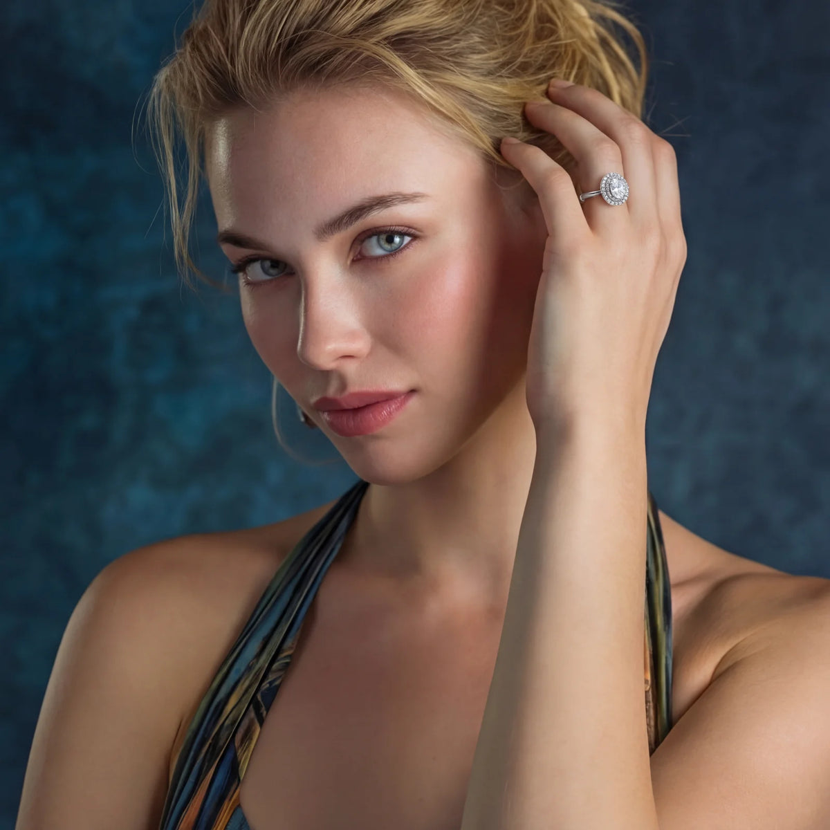 Double Halo Promise Moissanite Ring by LUMÉ