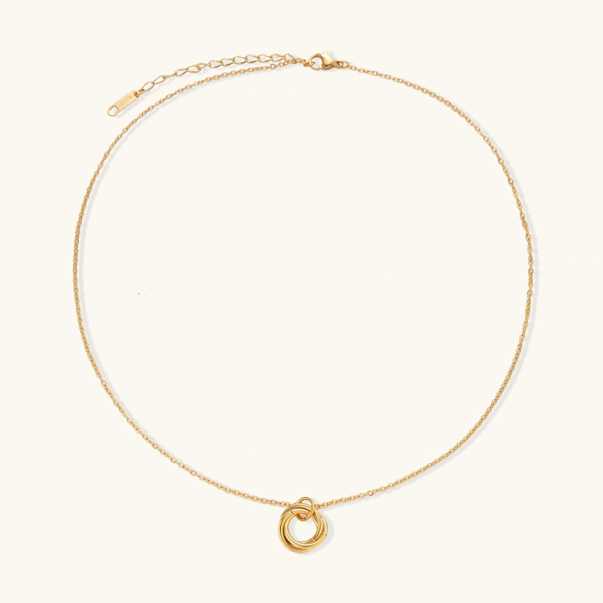 Twisted Harmony Necklace by LUMÉ