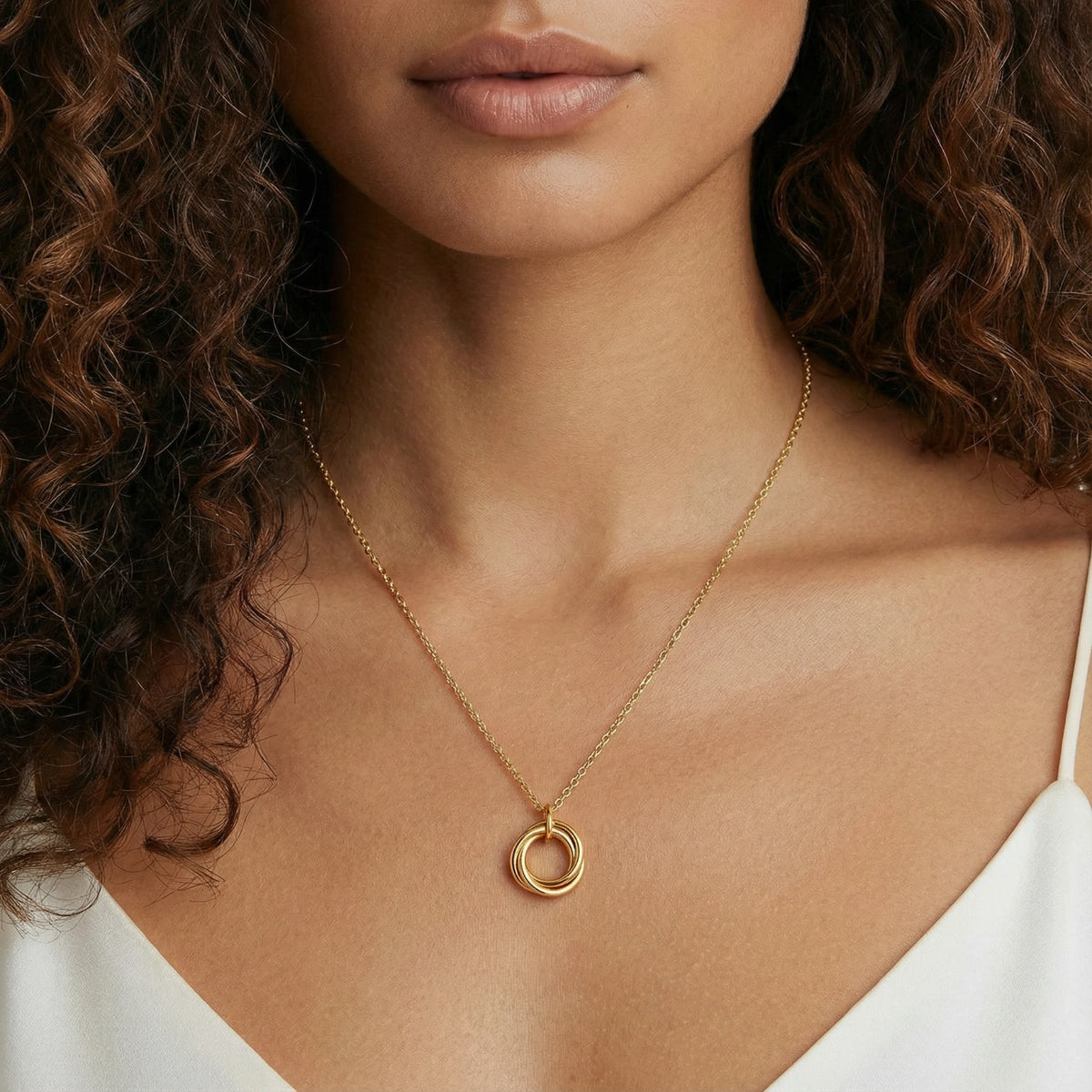 Twisted Harmony Necklace by LUMÉ