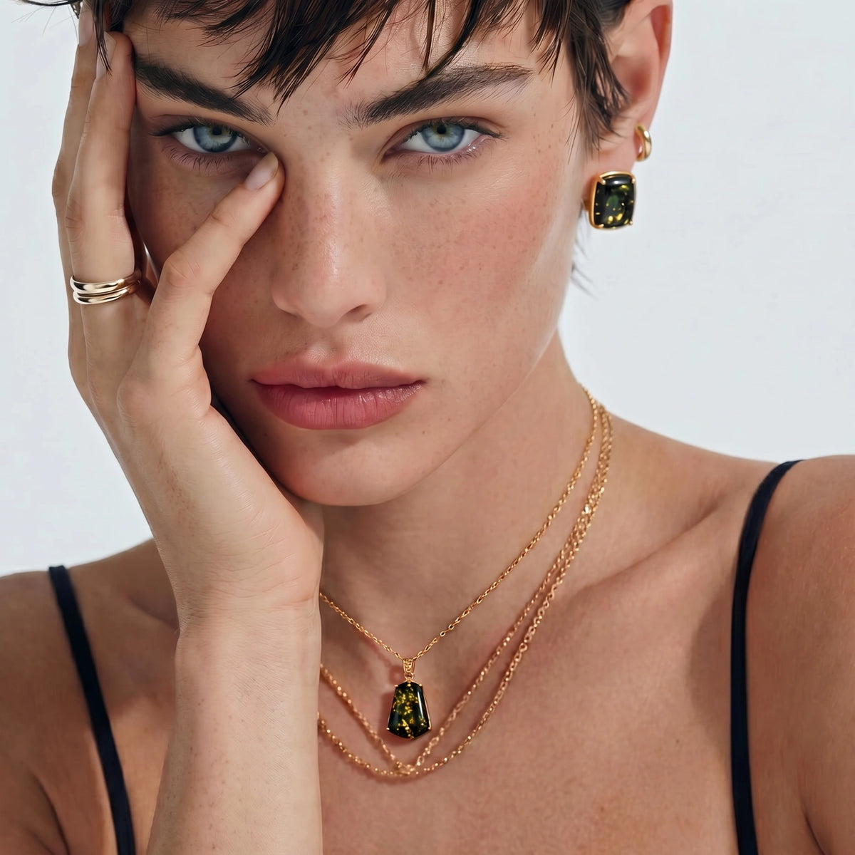 Forest Gold Amber Set by LUMÉ