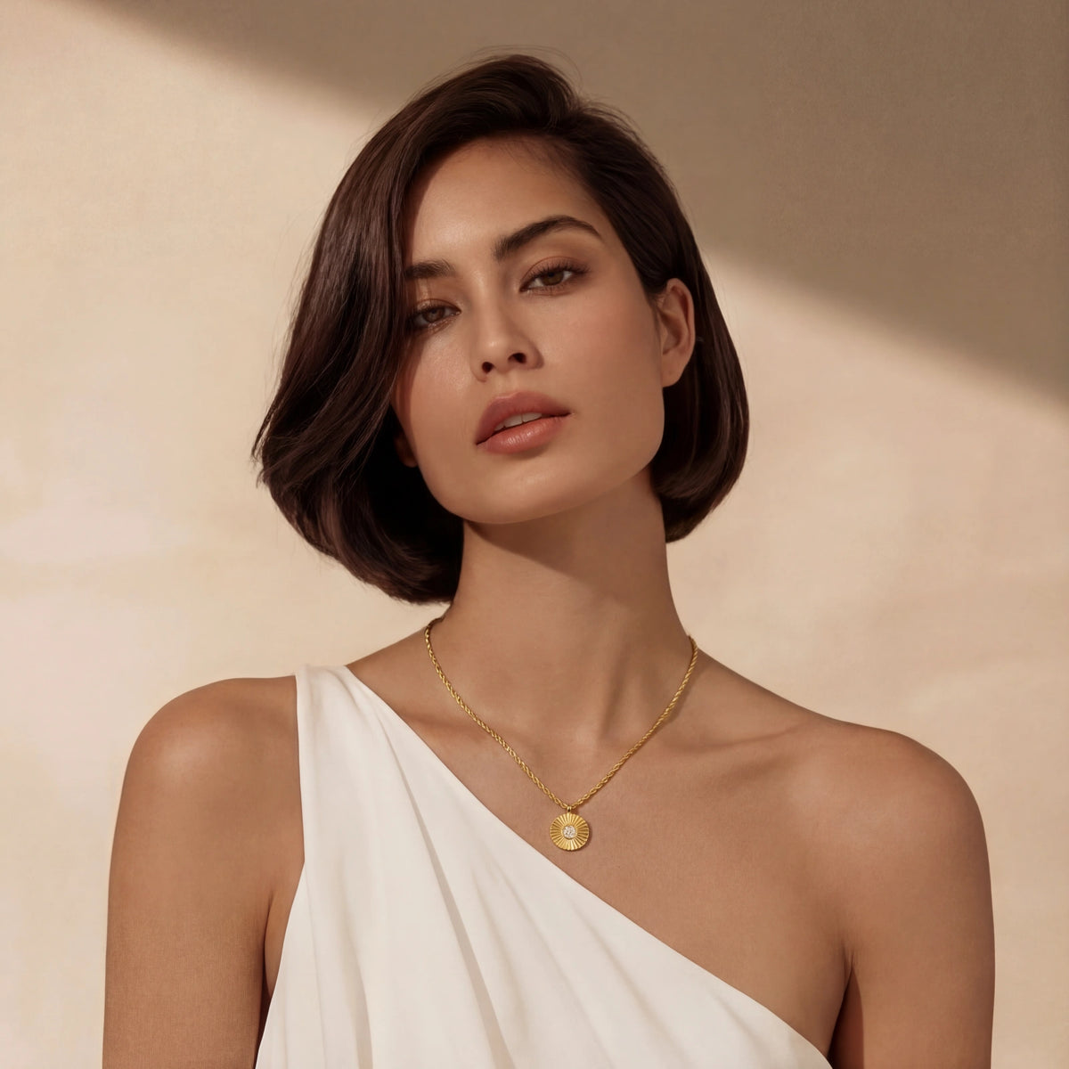 Sunburst Radiance Necklace by LUMÉ