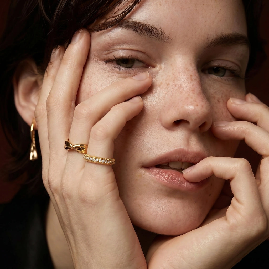 Spark Row Ring by LUMÉ